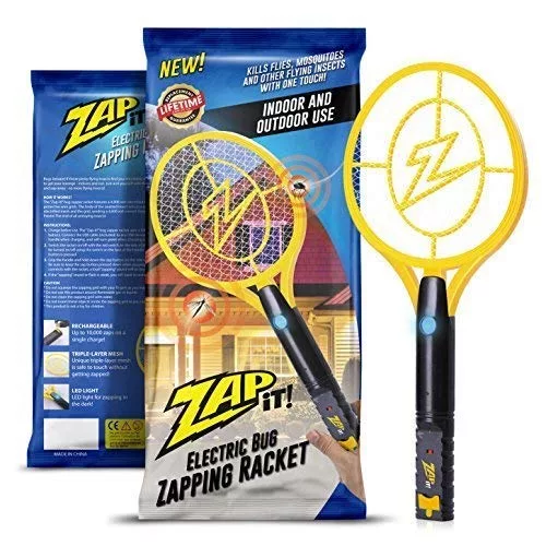 Caza moscas matamosquitos eléctrico Zap It!